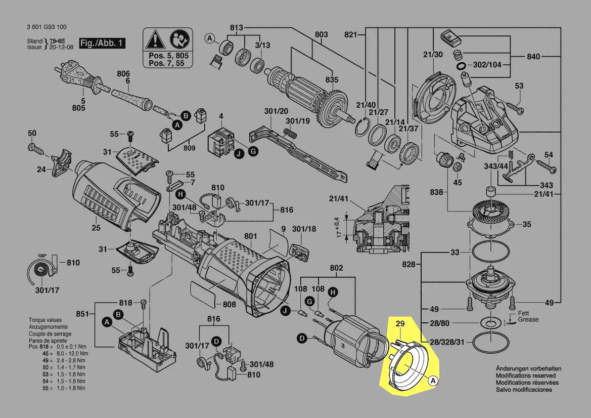 Déflecteur d´air réf. 1 600 591 047 Bosch